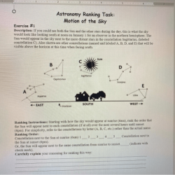 Astronomy ranking task the seasons