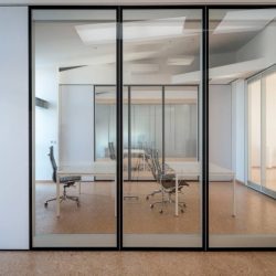 Glass partitions should never be used in today's medical offices