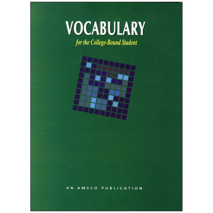 Vocabulary for the college bound student pdf